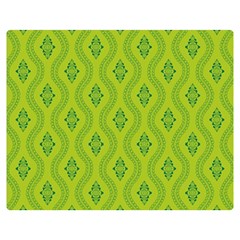 Decorative Green Pattern Background  Double Sided Flano Blanket (medium)  by TastefulDesigns