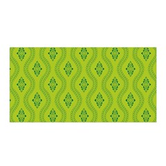 Decorative Green Pattern Background  Satin Wrap by TastefulDesigns