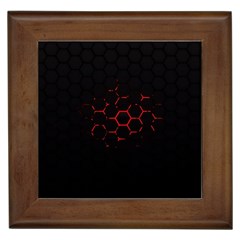 Abstract Pattern Honeycomb Framed Tiles by BangZart