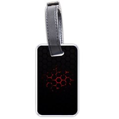 Abstract Pattern Honeycomb Luggage Tags (one Side)  by BangZart