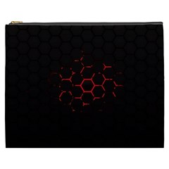 Abstract Pattern Honeycomb Cosmetic Bag (xxxl)  by BangZart