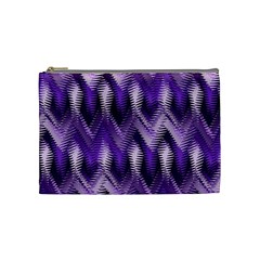 Purple Wavy Cosmetic Bag (medium)  by KirstenStar