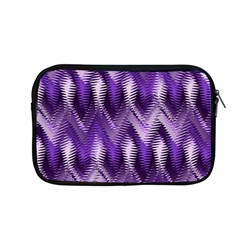 Purple Wavy Apple Macbook Pro 13  Zipper Case