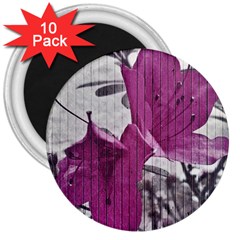 Vintage Style Flower Photo 3  Magnets (10 Pack)  by dflcprints