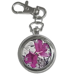 Vintage Style Flower Photo Key Chain Watches