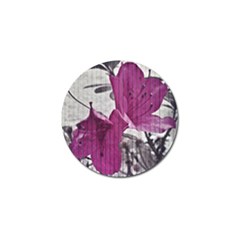 Vintage Style Flower Photo Golf Ball Marker (4 Pack) by dflcprints