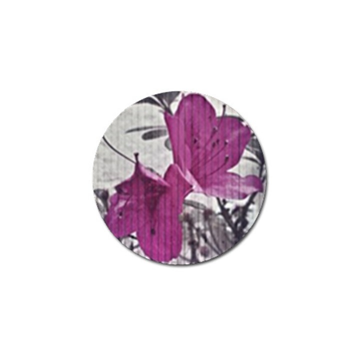 Vintage Style Flower Photo Golf Ball Marker (4 pack)