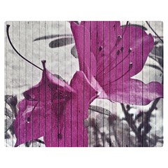 Vintage Style Flower Photo Double Sided Flano Blanket (medium)  by dflcprints