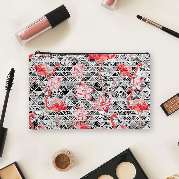 Flamingo Cosmetic Bag (Medium)