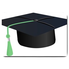 Graduate Cap Large Doormat  by Colorfulart23