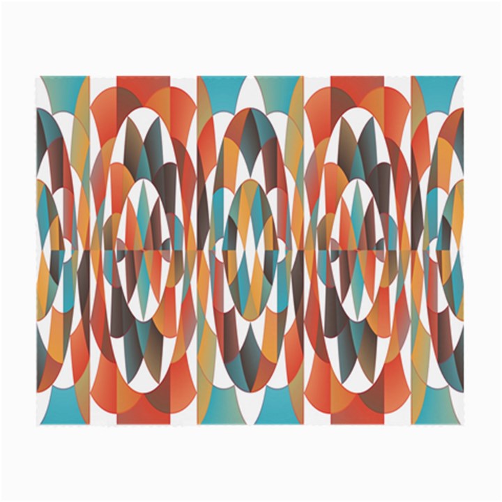 Colorful Geometric Abstract Small Glasses Cloth