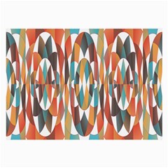 Colorful Geometric Abstract Large Glasses Cloth by linceazul