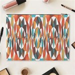 Colorful Geometric Abstract Cosmetic Bag (XL) Back