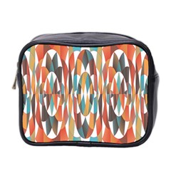 Colorful Geometric Abstract Mini Toiletries Bag 2-side by linceazul