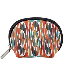 Colorful Geometric Abstract Accessory Pouches (small)  by linceazul