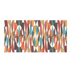 Colorful Geometric Abstract Satin Wrap by linceazul