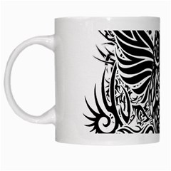 Tattoo Tribal Owl White Mugs by Valentinaart