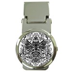 Tattoo tribal owl Money Clip Watches Front