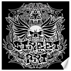 Tattoo Tribal Street Art Canvas 12  X 12   by Valentinaart