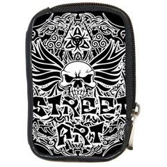 Tattoo Tribal Street Art Compact Camera Cases by Valentinaart