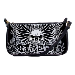 Tattoo Tribal Street Art Shoulder Clutch Bags by Valentinaart