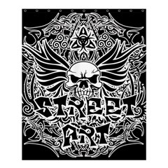 Tattoo Tribal Street Art Shower Curtain 60  X 72  (medium)  by Valentinaart