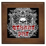 Tattoo tribal street art Framed Tiles Front