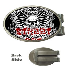 Tattoo tribal street art Money Clips (Oval) 