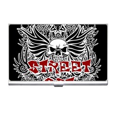 Tattoo Tribal Street Art Business Card Holders by Valentinaart