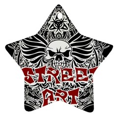 Tattoo tribal street art Star Ornament (Two Sides)