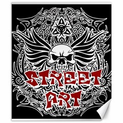 Tattoo tribal street art Canvas 8  x 10 