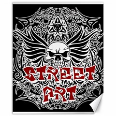 Tattoo tribal street art Canvas 11  x 14  