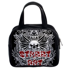 Tattoo tribal street art Classic Handbags (2 Sides)