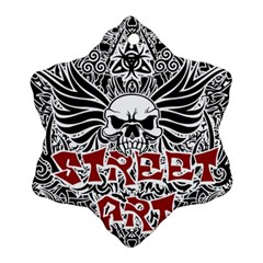 Tattoo tribal street art Ornament (Snowflake)