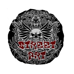 Tattoo tribal street art Standard 15  Premium Flano Round Cushions