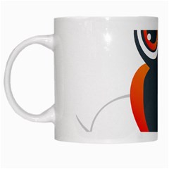 Owl Logo White Mugs by BangZart