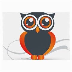 Owl Logo Large Glasses Cloth (2-side) by BangZart