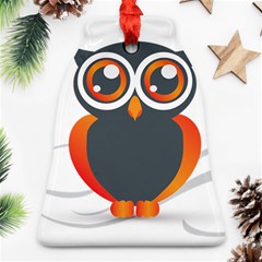 Owl Logo Bell Ornament (two Sides) by BangZart