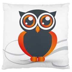 Owl Logo Large Cushion Case (one Side) by BangZart