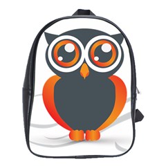 Owl Logo School Bags (xl)  by BangZart