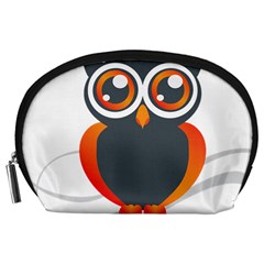 Owl Logo Accessory Pouches (large)  by BangZart