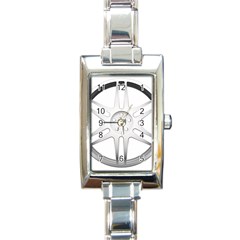 Wheel Skin Cover Rectangle Italian Charm Watch by BangZart