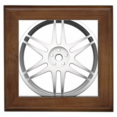 Wheel Skin Cover Framed Tiles by BangZart