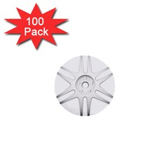 Wheel Skin Cover 1  Mini Buttons (100 Pack)  by BangZart