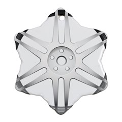 Wheel Skin Cover Ornament (snowflake) by BangZart