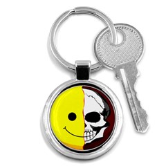 Skull Behind Your Smile Key Chains (round) 