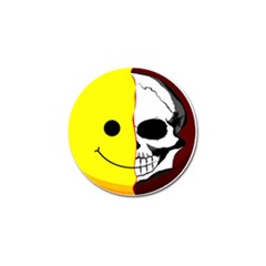 Skull Behind Your Smile Golf Ball Marker (4 Pack) by BangZart