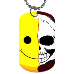 Skull Behind Your Smile Dog Tag (two Sides) by BangZart