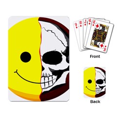 Skull Behind Your Smile Playing Card by BangZart