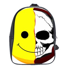 Skull Behind Your Smile School Bags(large)  by BangZart